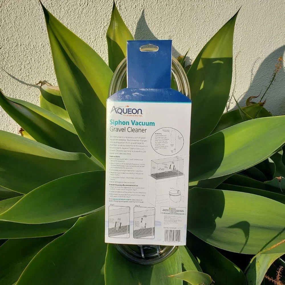 New 2 PACK Aqueon Aquarium Fish Tank Siphon Vacuum Gravel Cleaner Hand syphon